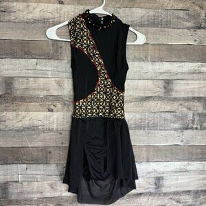 Weissman Dance Costume High Neck Open Back Adult Small